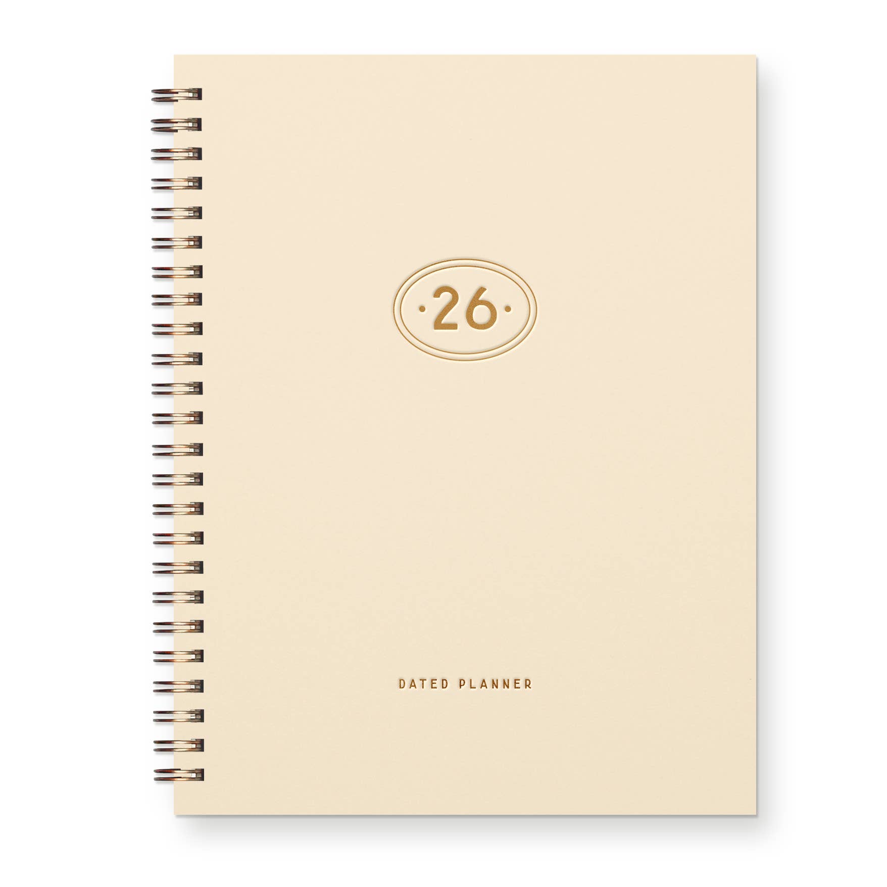 Ruff House Print Shop - Wholesale Planner - 2026 Gold Plated Dated Planner : Calendar Year5