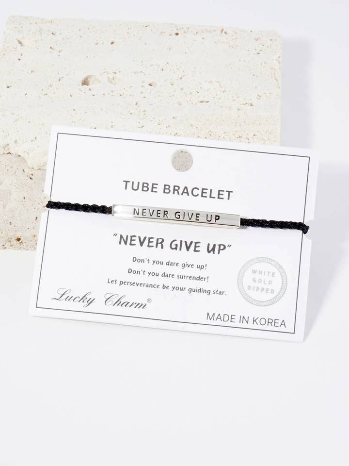 18K Gold Dipped Engraved Brass Tube Tie Bracelet for wholesale by Wild Honey