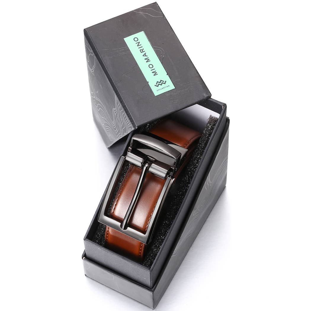 Mio Marino - Wholesale Belt - Men's - Chameleon Buckle Leather Belt7