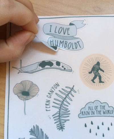 Pen+Pine - Wholesale Sticker - Humboldt stickervel2