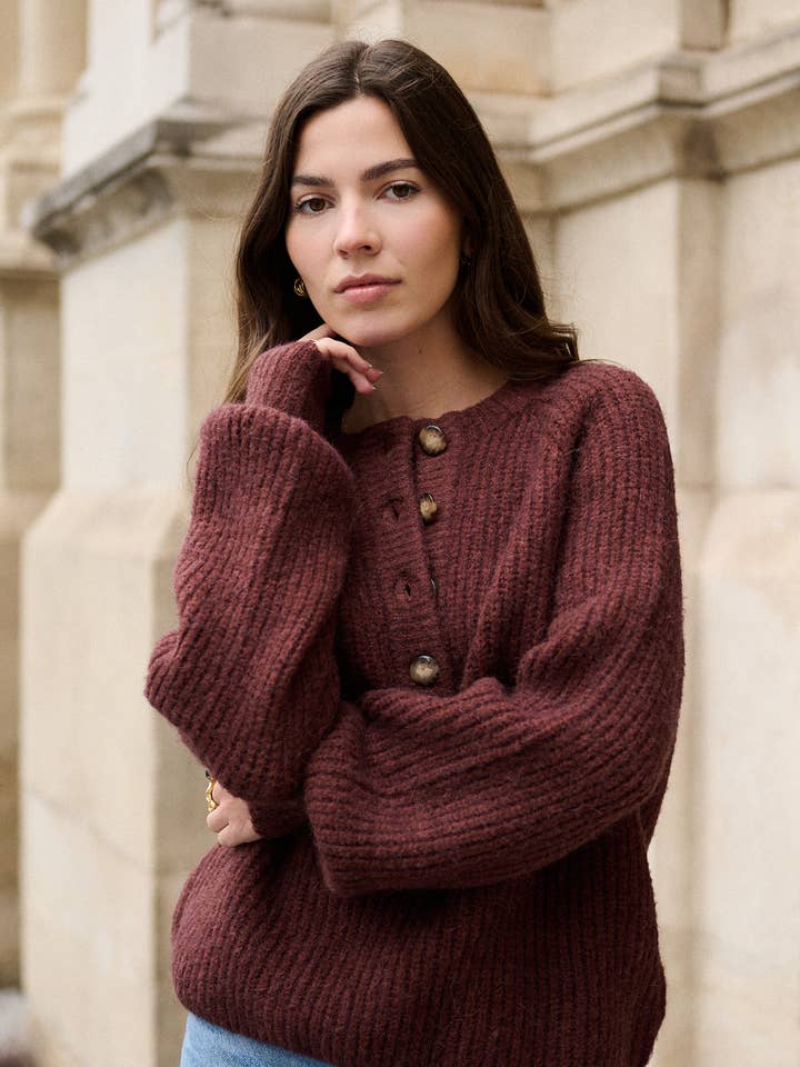 Nathael Paris - Wholesale Knit Sweater - Women's - Loose alpaca and wool sweater1