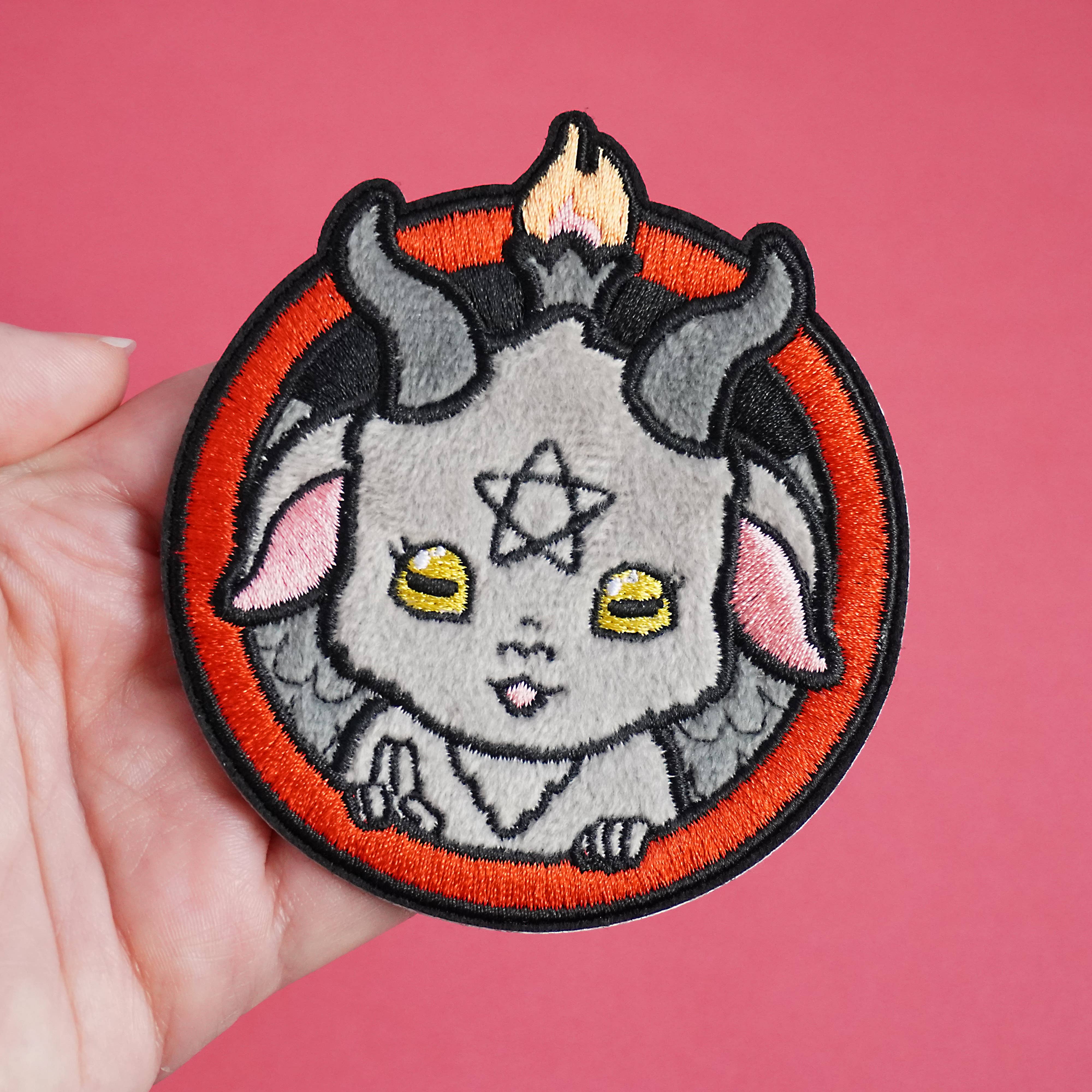 LuxCups Creative – Emblema por atacado – Patch Baphomet2