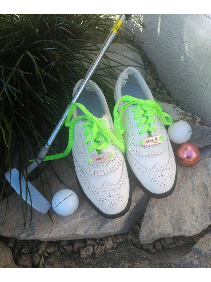 C & T Custom Lures - Wholesale Shoe accessories - Motivational Golf Athletic Shoe Tags1