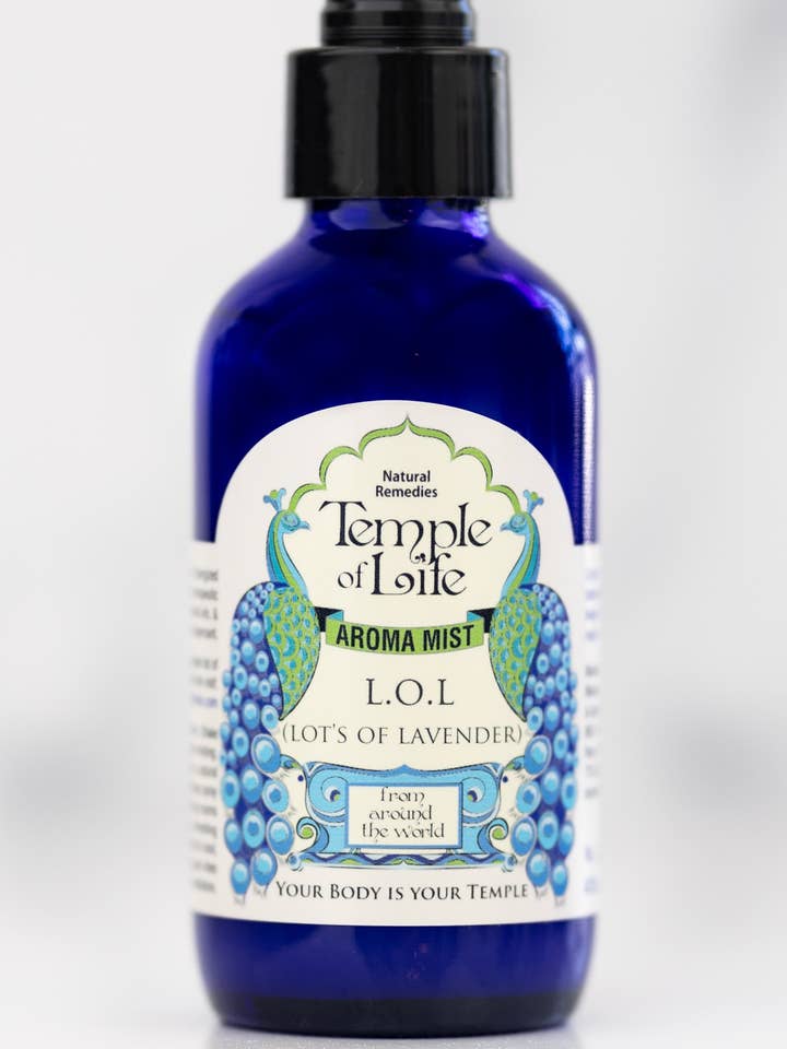 Bruma de Aroma | L.O.L (muita lavanda) | Spray Corporal Tranquilo por atacado de Temple of Life Oils & Perfumes