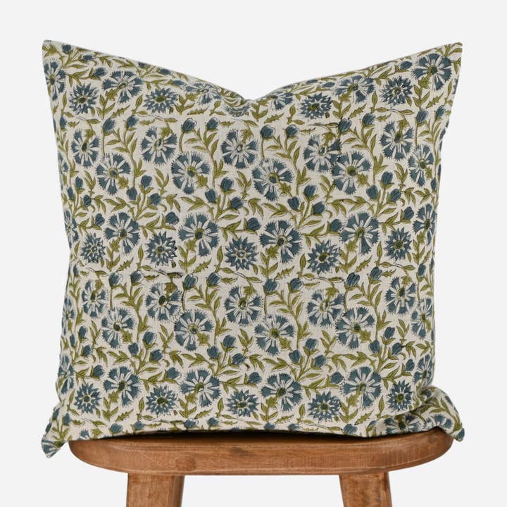 Veronica bloktryk pudebetræk for engroshandel hos Thread To Form