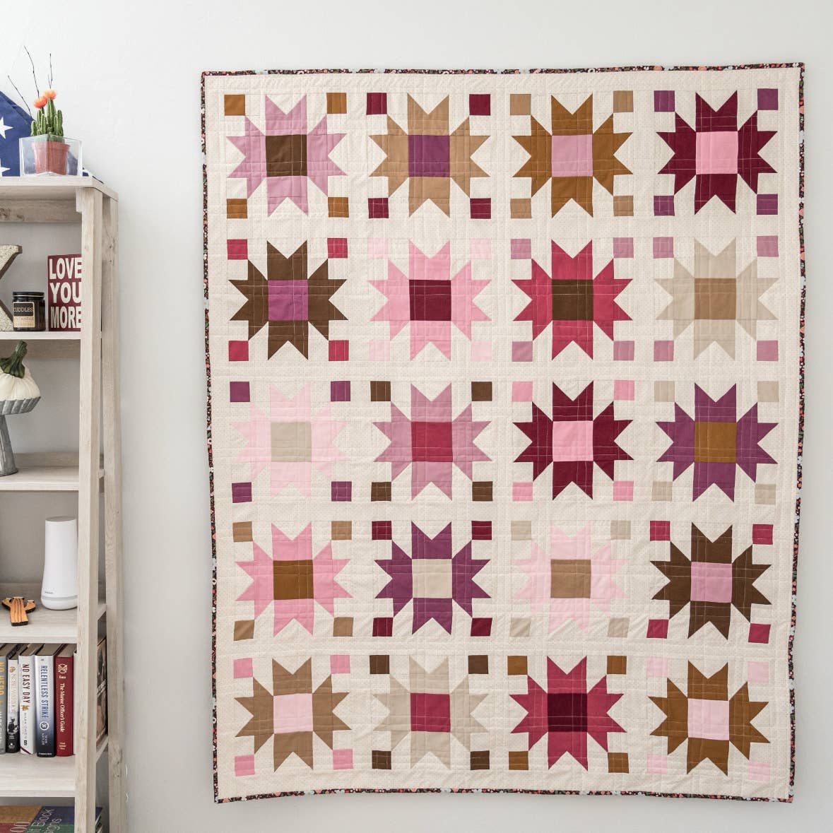 QuiltCakes – Kit de costura artesanal por atacado – Padrão de Colcha de Bálsamo de Abelha Impresso4