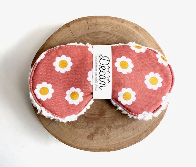 Little Man - Wholesale Sleep/Eye Mask - Sleep Mask / Terra Cotta Daisy2