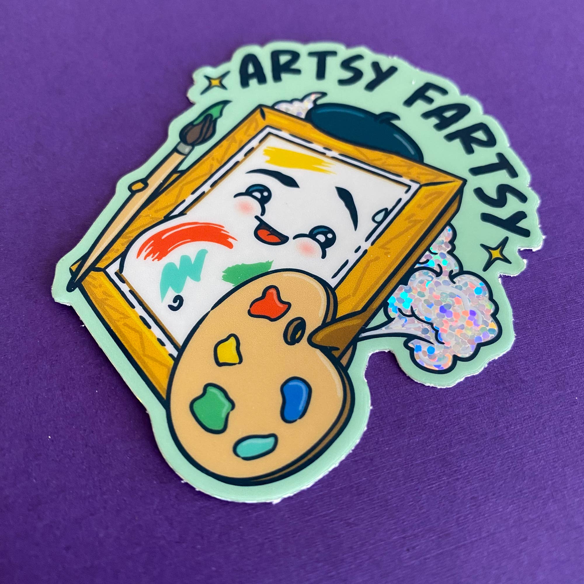 The Paint Sesh - Wholesale Sticker - Artsy Fartsy Sticker | Artist Accessory | Art Decal 5