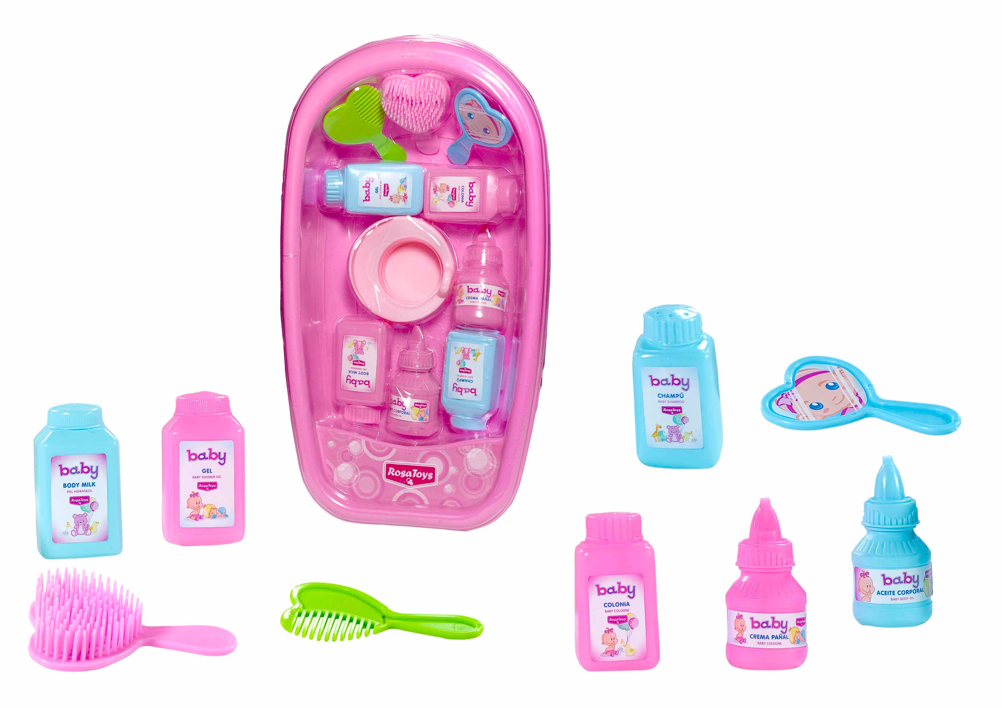 MUÑECAS ROSATOYS, S.L. – wholesale Bath toy – Baby – Bathtub With Accessories0