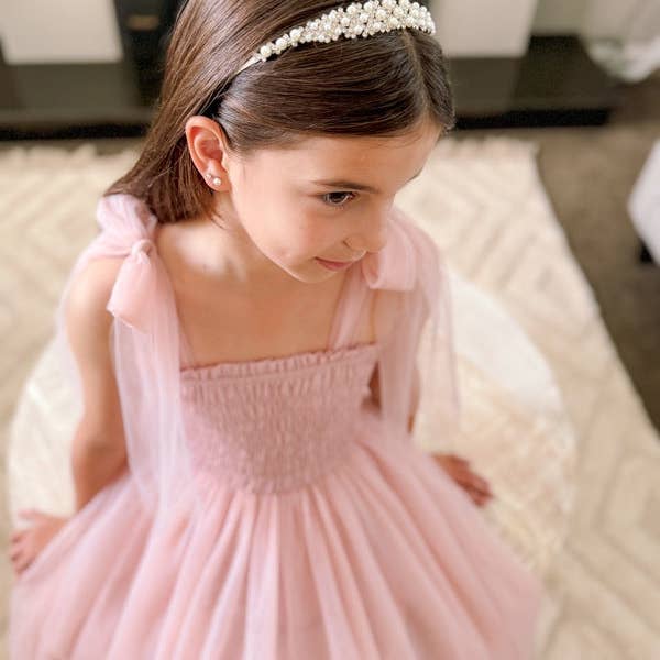 A Little Lacey - Wholesale Fashion Headband - Kids - Pearl Girls Headband3