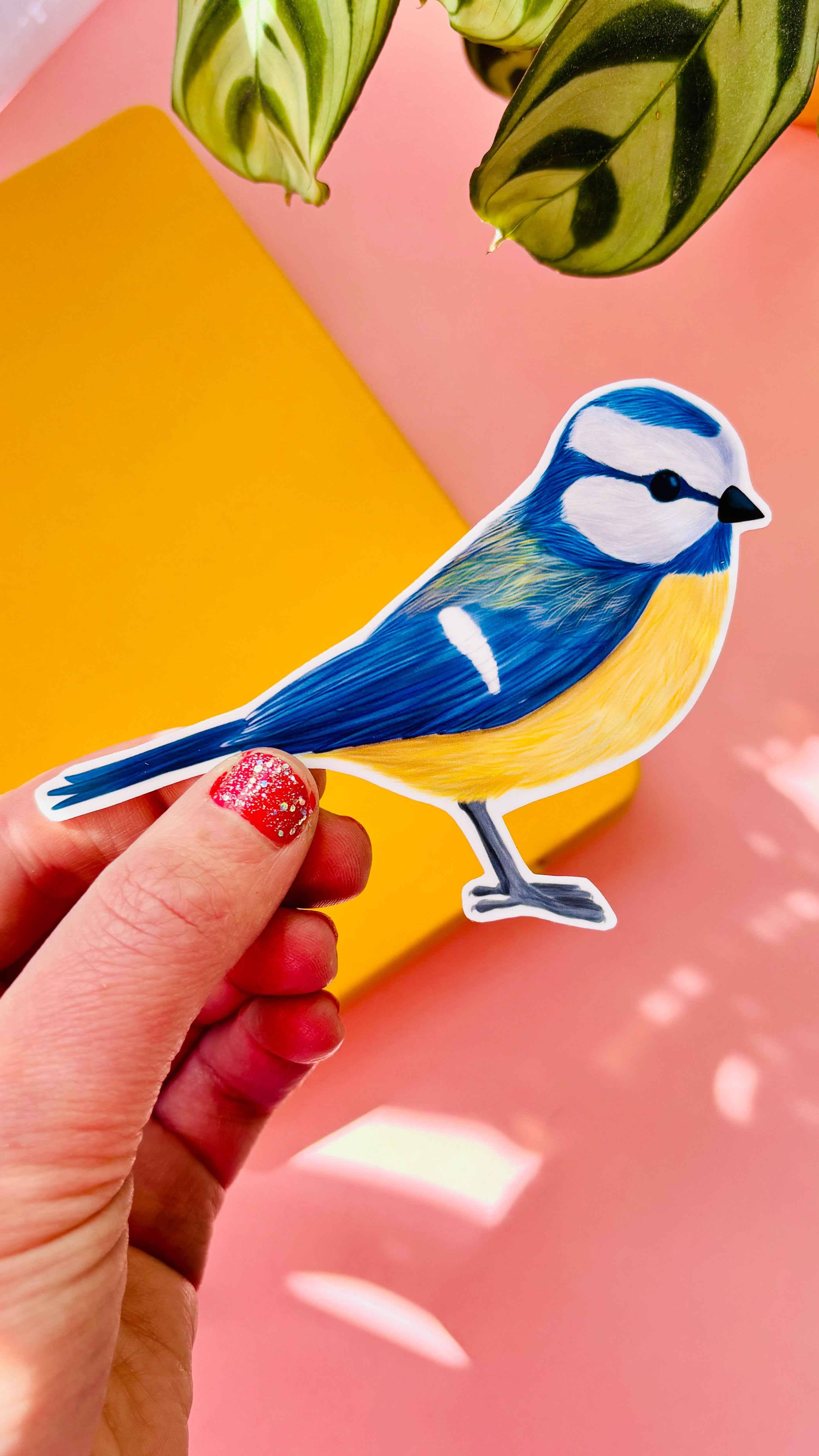 Pixiecraft - Wholesale Sticker - Garden Birds 10cm Vinyl Stickers: Nature Inspired Waterproof Decals1