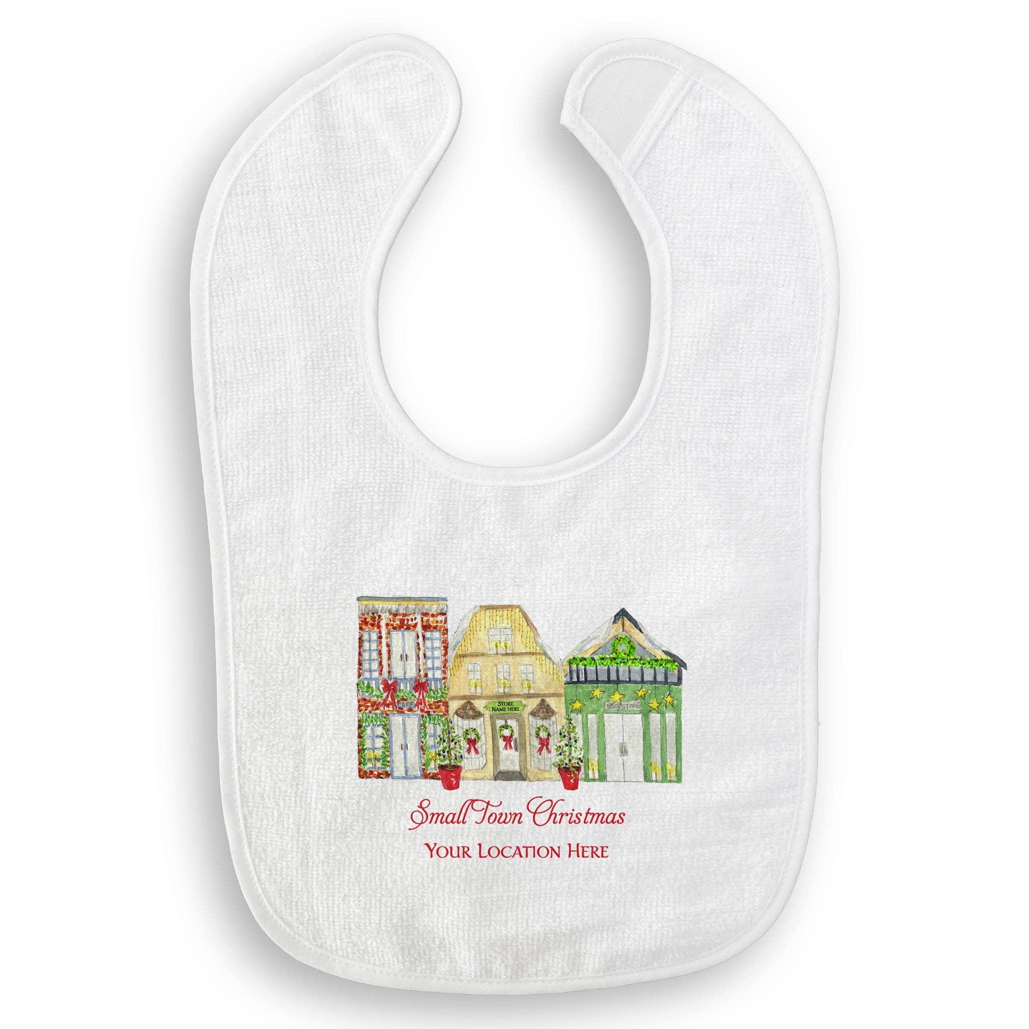 French Graffiti - Vente Torchons - Noël dans une petite ville avec emplacement15