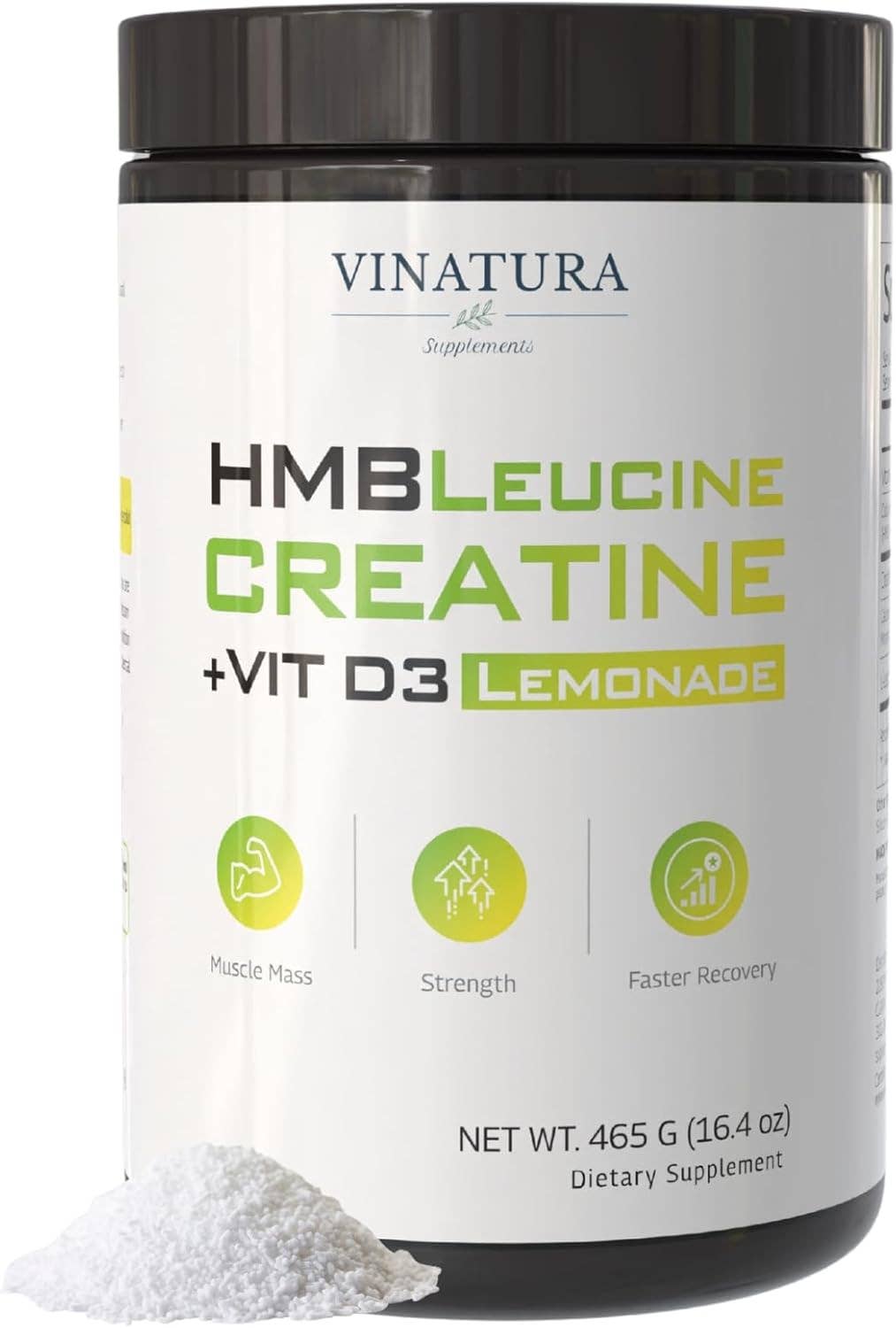 VINATURA SUPPLEMENTS - Wholesale Protein/Superfood Powder - HMB Leucine Creatine Powder with Vitamin D3 - Lemonade0