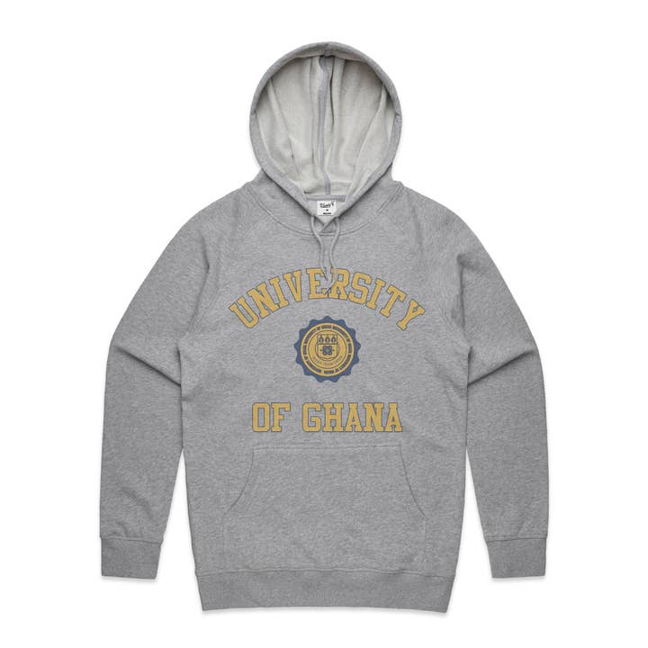 University of Ghana Premium Hoodie Heather Grey for wholesale by Varsity54