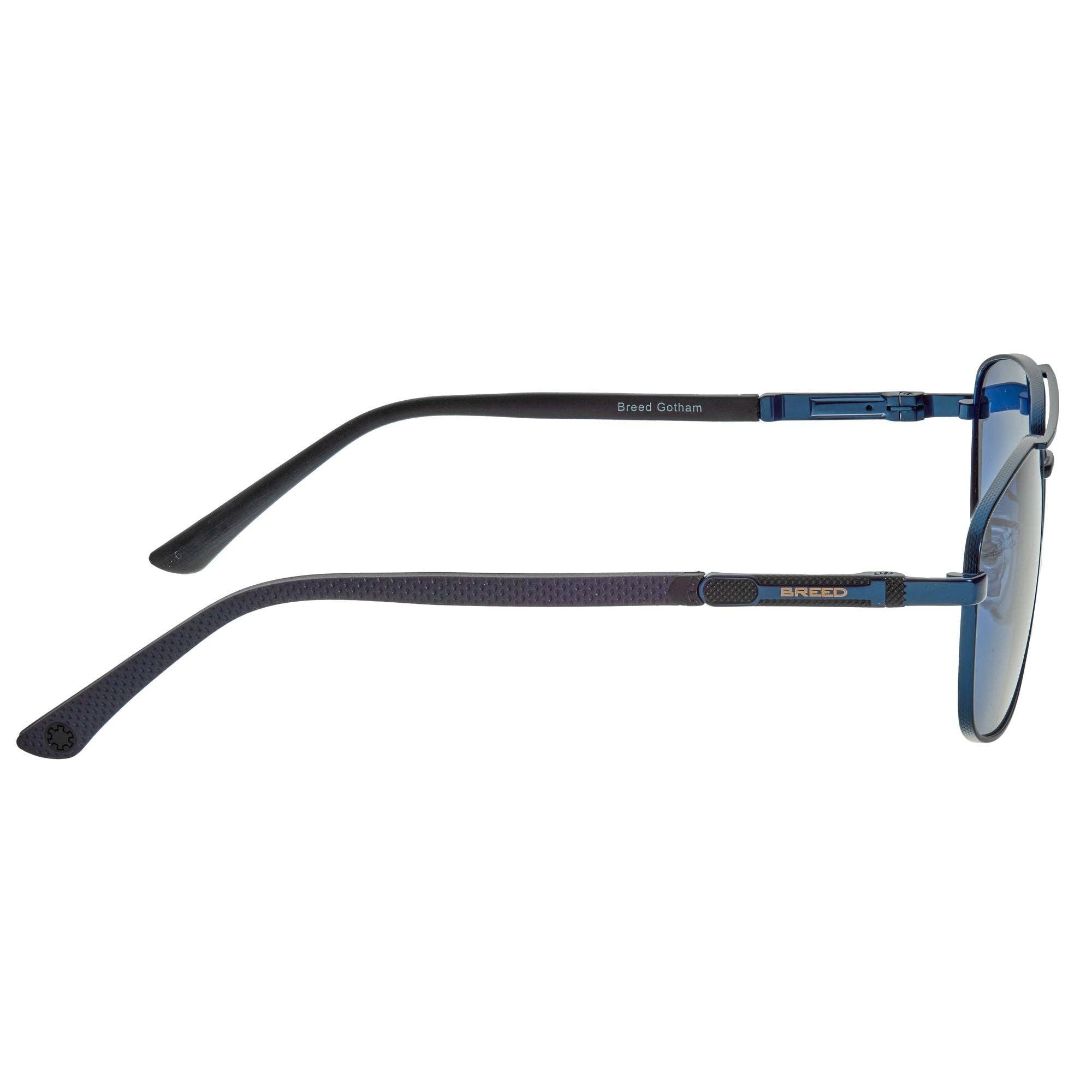 Breed - Vendita all'ingrosso Occhiali da sole - Uomo - Occhiali da sole da aviatore polarizzati Breed Gotham in acciaio inossidabile11