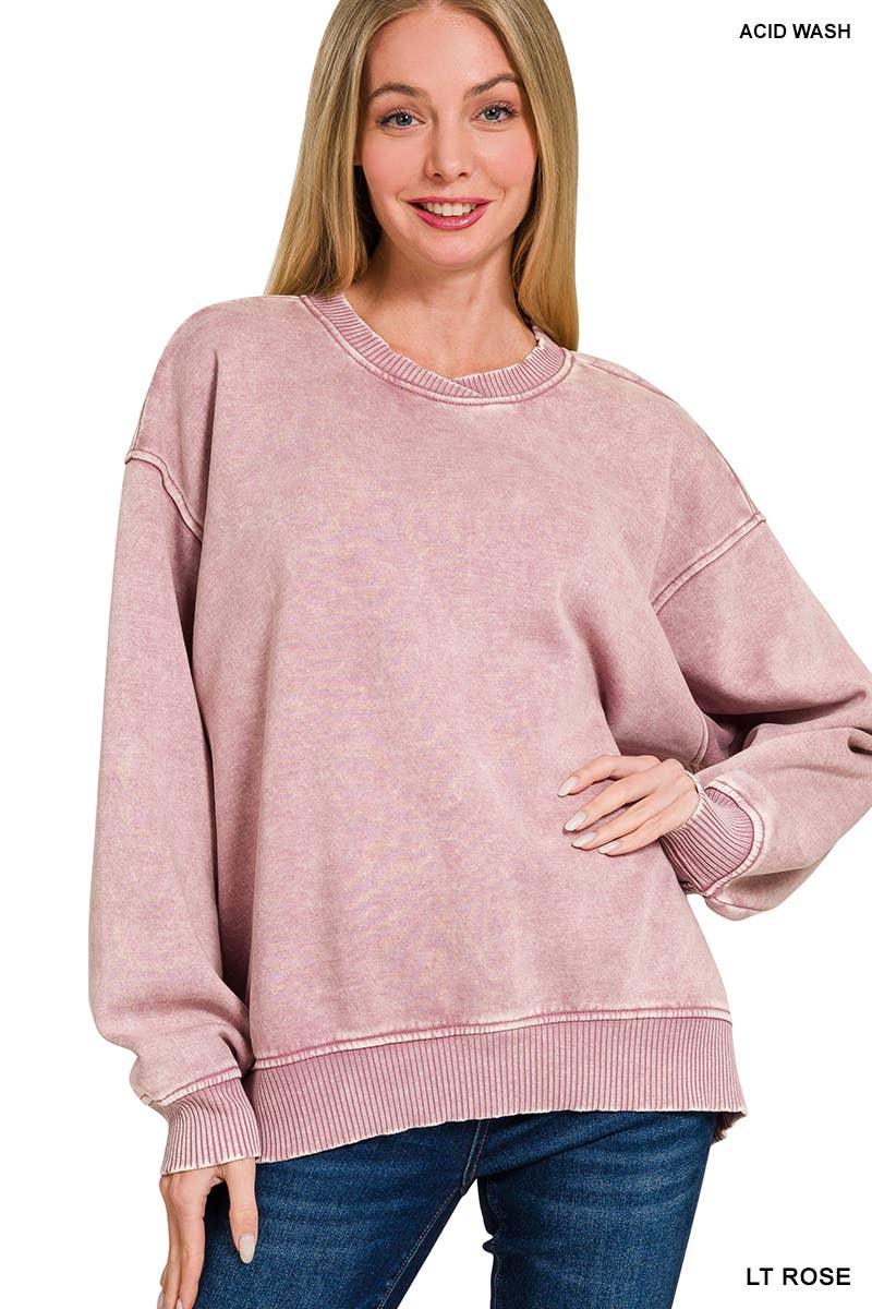 42POPS – Sweatshirt - Mulher por atacado – ',.._ Sweatshirt de Lã Polar Snow Wash73