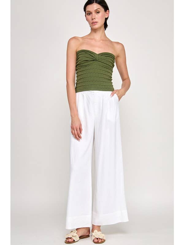 Miss Love - Wholesale Knit Top - Women's - Twist Front Sweater Tube Top75