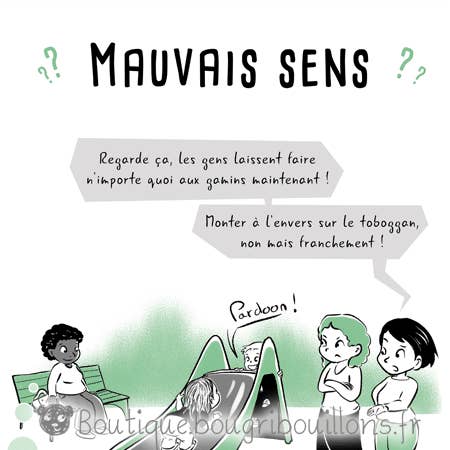 Escorrega ao contrário por atacado de Bougribouillons