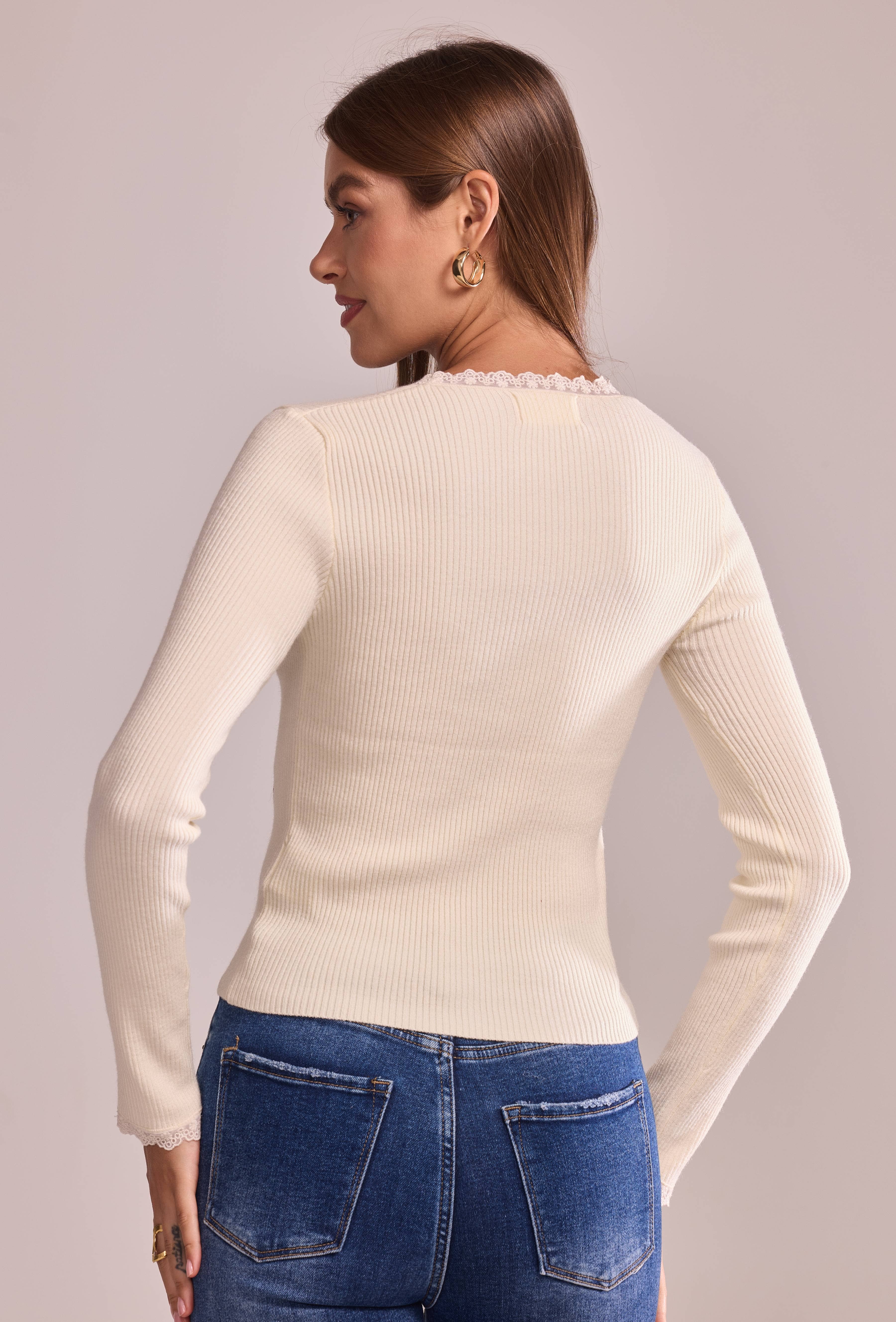 Cherry Paris - Wholesale Knit Sweater - Women's - Pull Ysée - IY257026