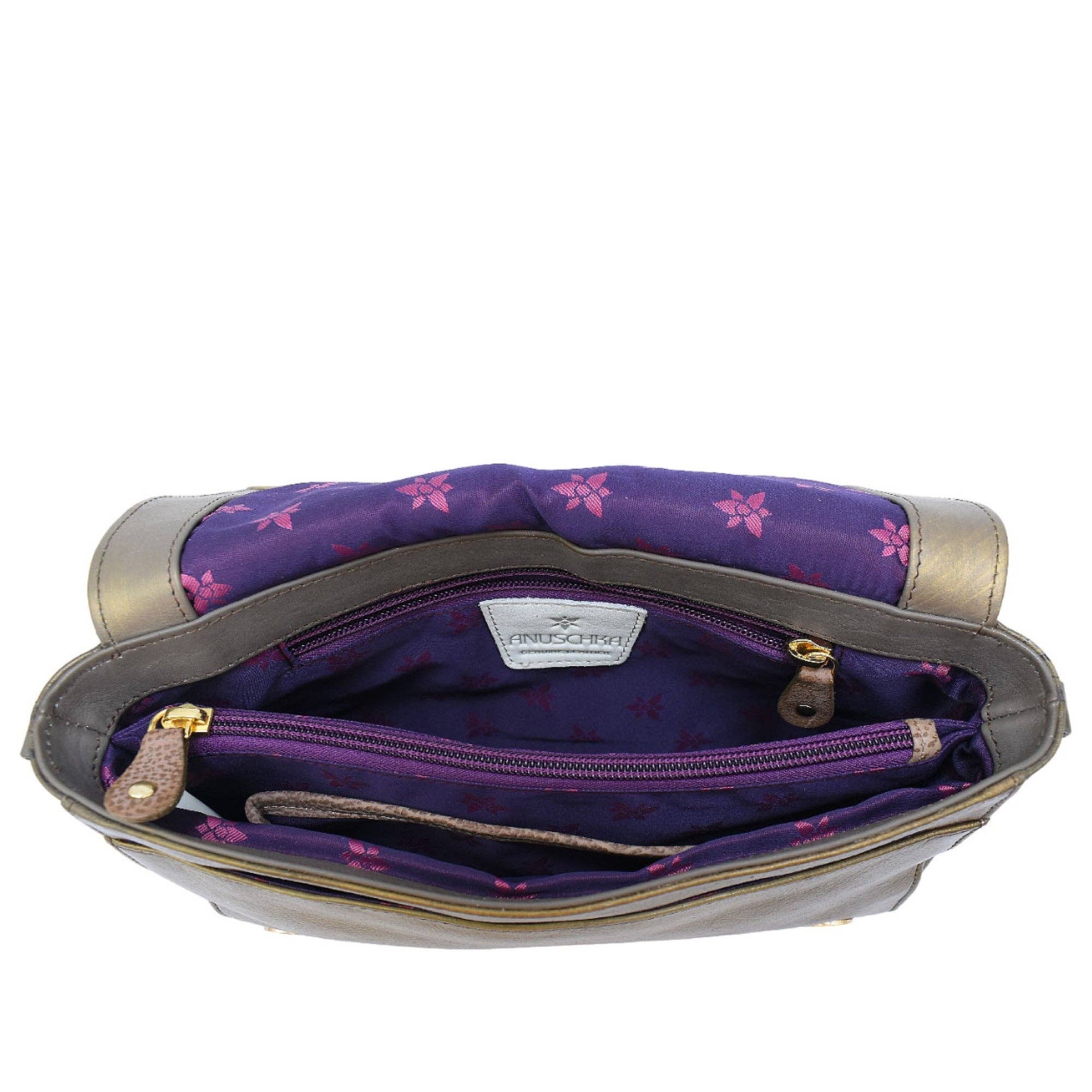 Anuschka | Vanya Lara (USA) - Wholesale Crossbody Bag - Women's - Flap Crossbody With Shoulder Strap - 76113