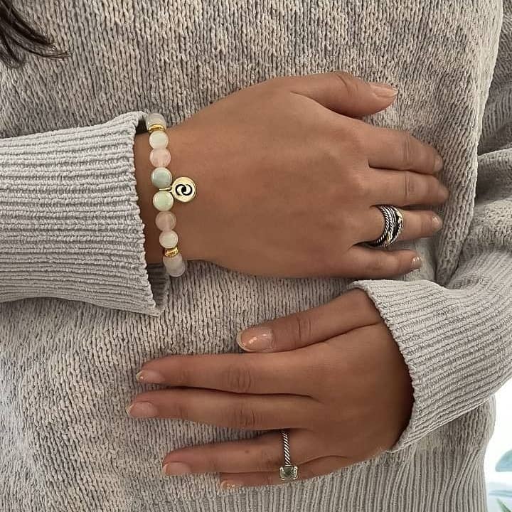 everlur - Vente Bracelet de perles - Bracelet de pierres précieuses pour la fertilité et la grossesse | Bracelet en cristal6