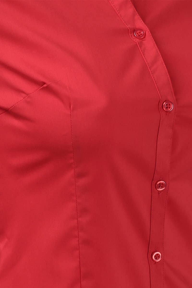 NINEXIS - Vente Chemise à col boutonné – femme - CWTDSL028_Chemises à col boutonné à manches longues63