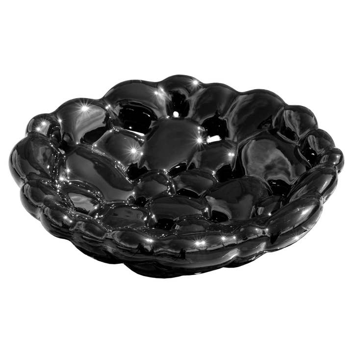 Febland - Wholesale Decorative plate/dish/bowl - Ceramic Bubble Bowl Ornament Display Dish Glossy