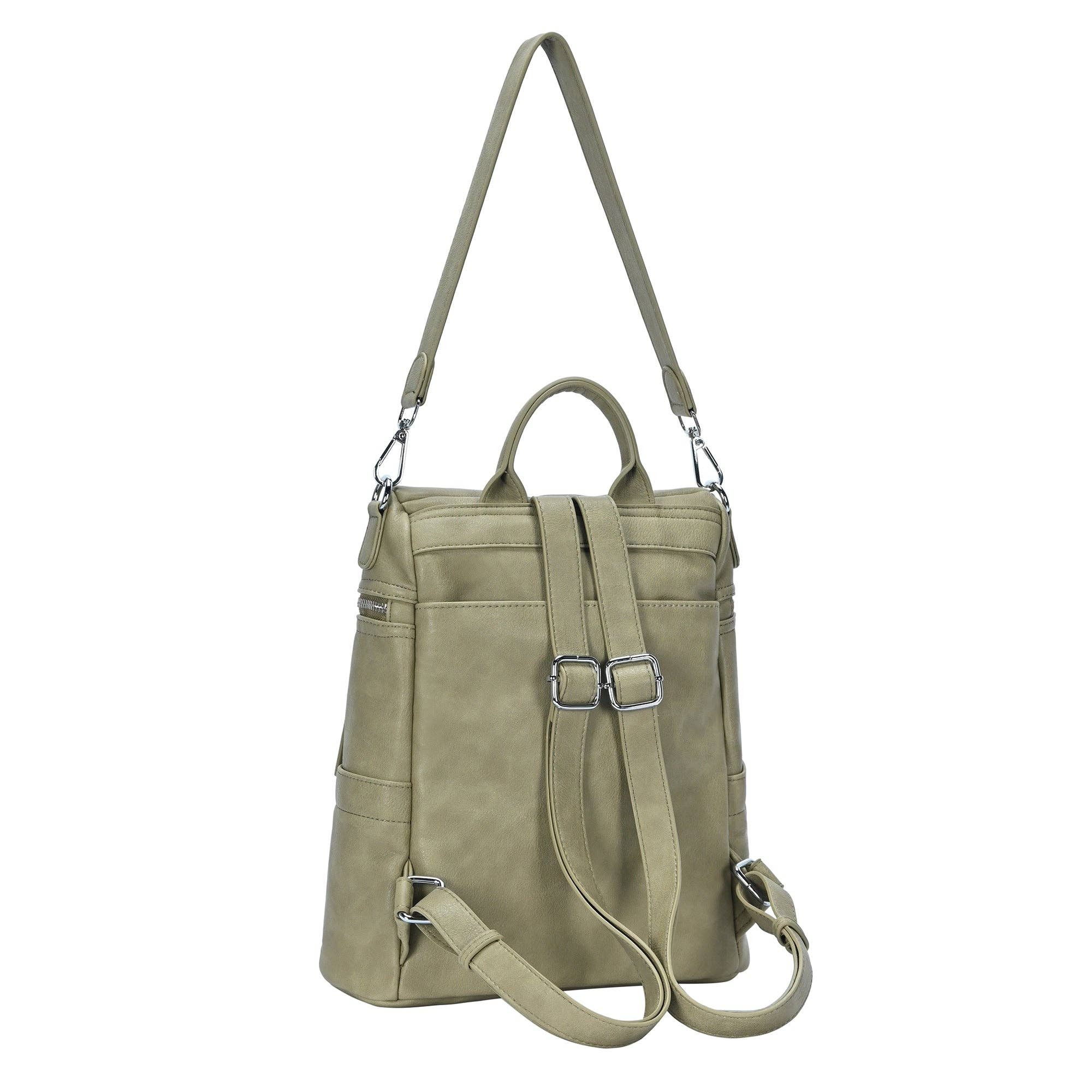 MMS Brands - Wholesale Backpack - Women's - Sienna Utilitarian Shoulder Backpack Purse47
