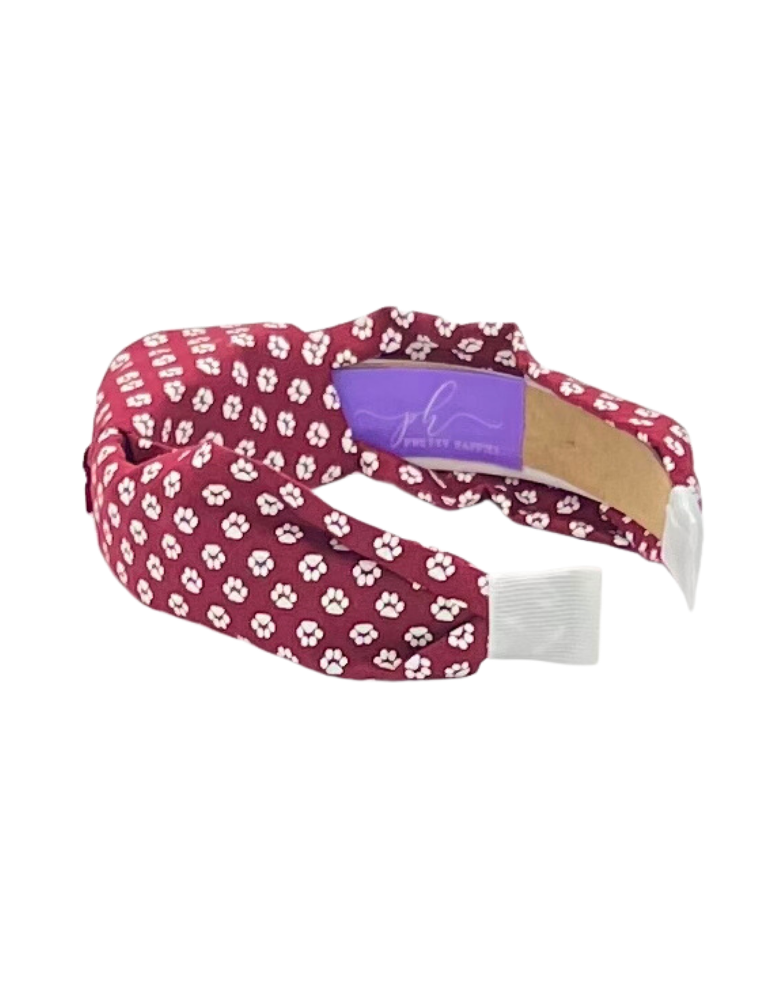 Pretty Happies – Engroshandel Pandebånd - Dame – Rødbrune og hvide poteaftryk1