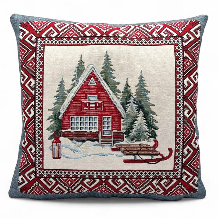 Kuddfodral CHAMONIX C Gobeläng Jacquard, 45x45 cm för wholesale av Hesta