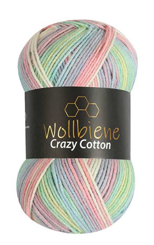 Wollbiene - Venta al por mayor Hilos - Hilo de lana Wollbiene Crazy Cotton para todas las estaciones, 100 g19