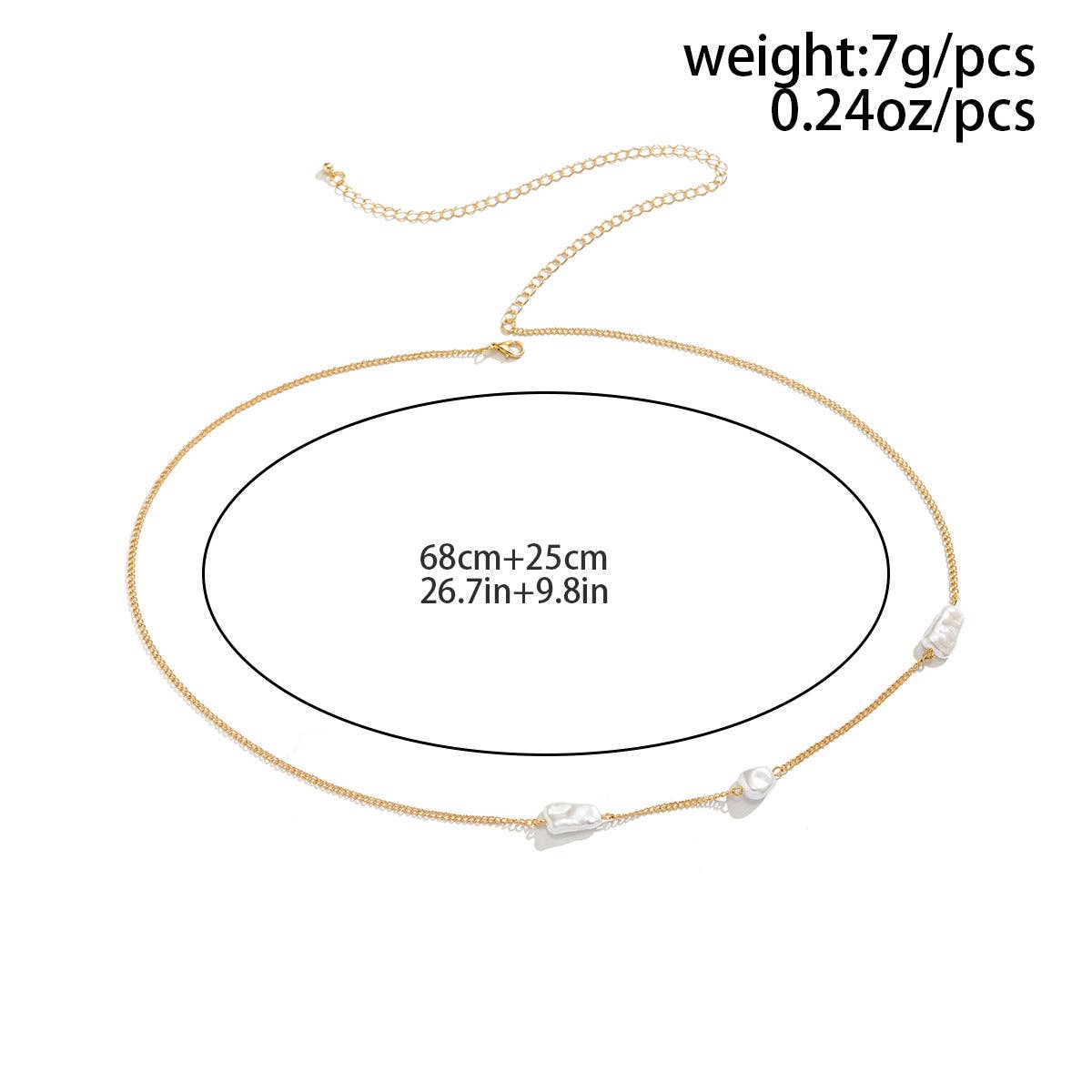 White Sexy Peral Waist Chain DPJYD8 for wholesale on Faire14