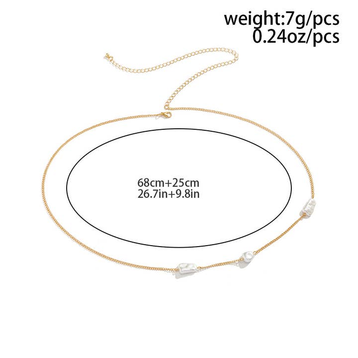 White Sexy Peral Waist Chain DPJYD8 for wholesale on Faire14