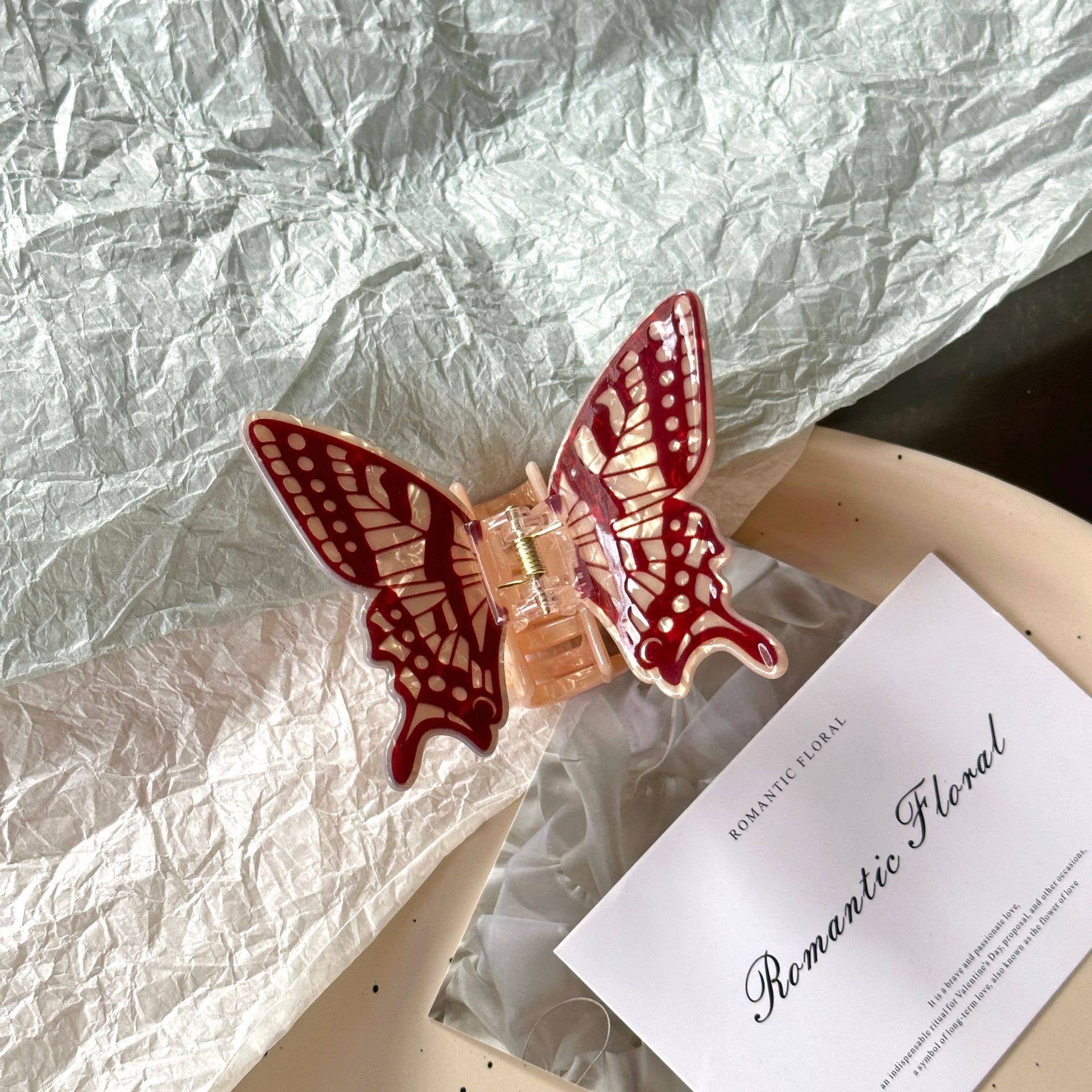 SoapElenGlen - Wholesale Hair Clip - Women's - Colorful Butterfly Claw Clip5