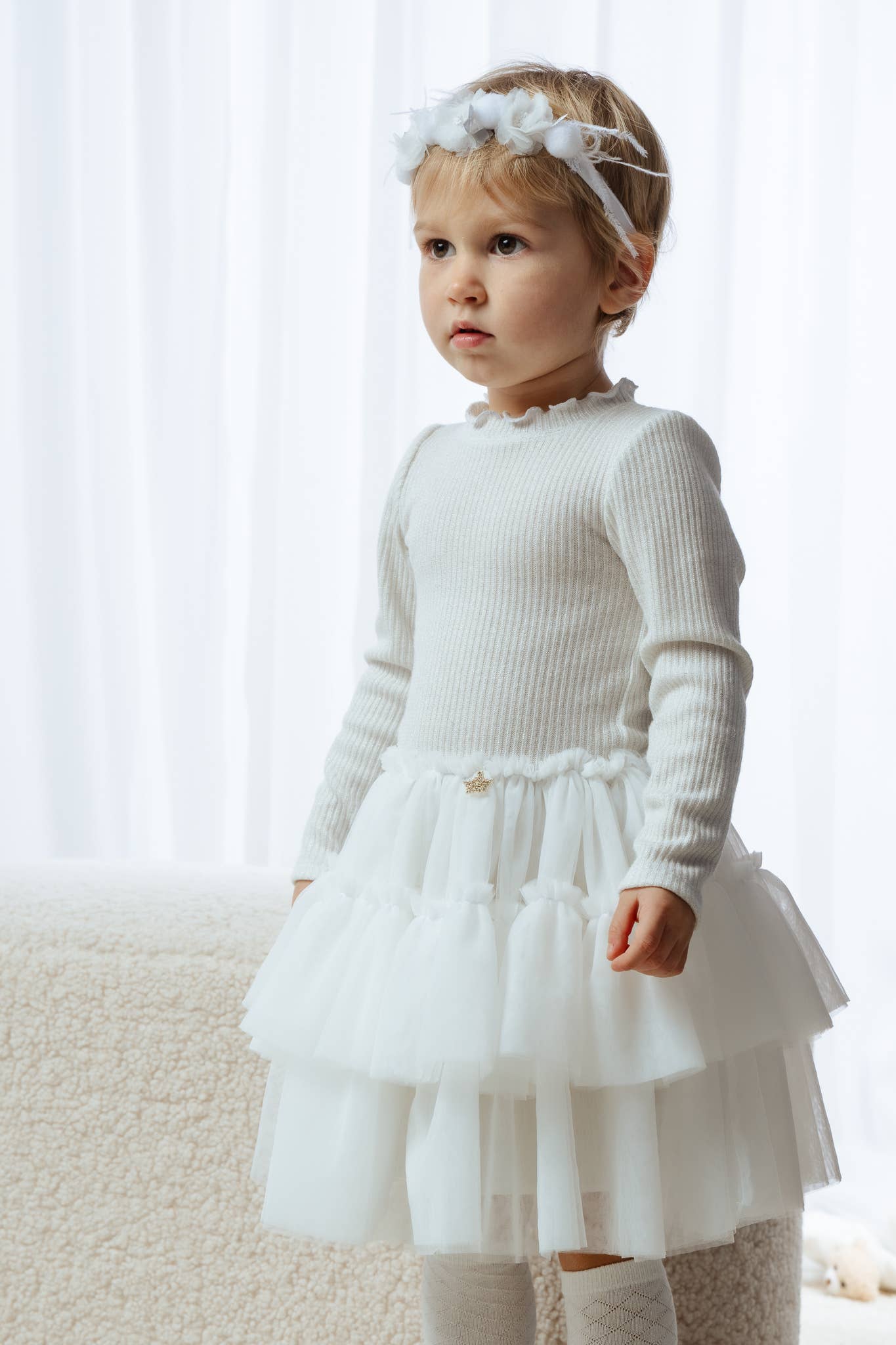 JAMIKS - Wholesale Dress - Baby - Eye-Catching Tulle Dress Solka1