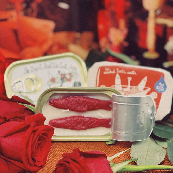 Tinned Candle - Wholesale Novelty Candle - Tinned Fish Candle - Smoked Rose Water2