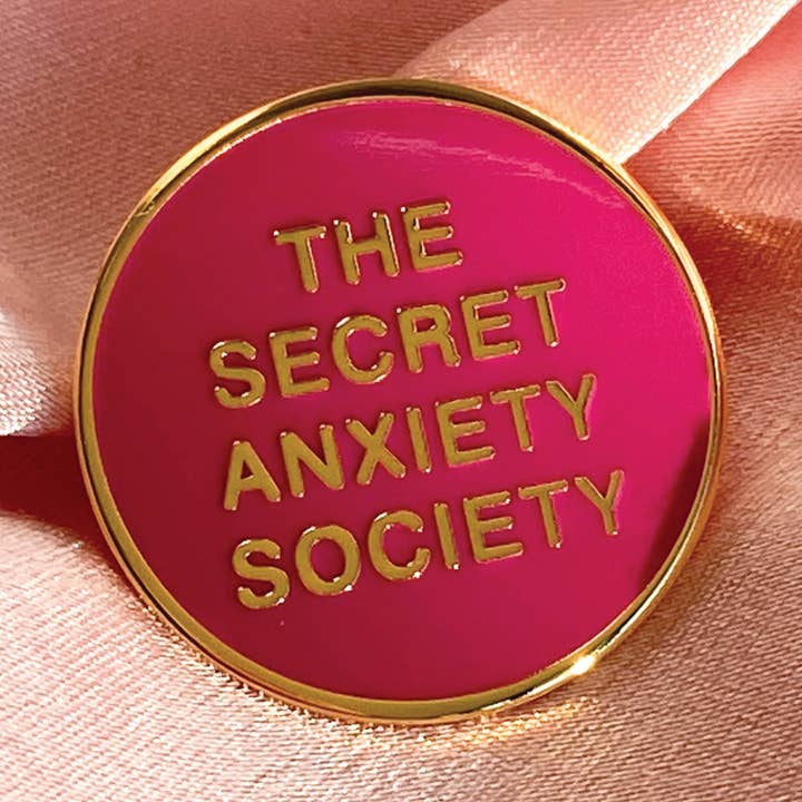 High-Quality Enamel Anxiety Pin for Bags/Jackets for Women for wholesale by Candier