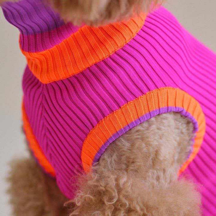 COUCHER DE SOLEIL ÉLECTRIQUE LE PULL LUMINEUX (magenta) en vente sur Faire4