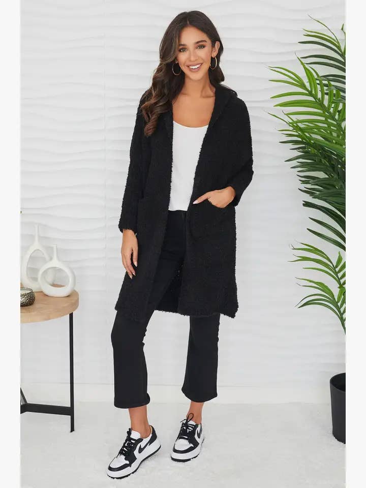 MILIO MILANO - Wholesale Cardigan - Women's - BOUCLE KNIT LONG CARDIGAN (800940-72607-S/M-M/L)10