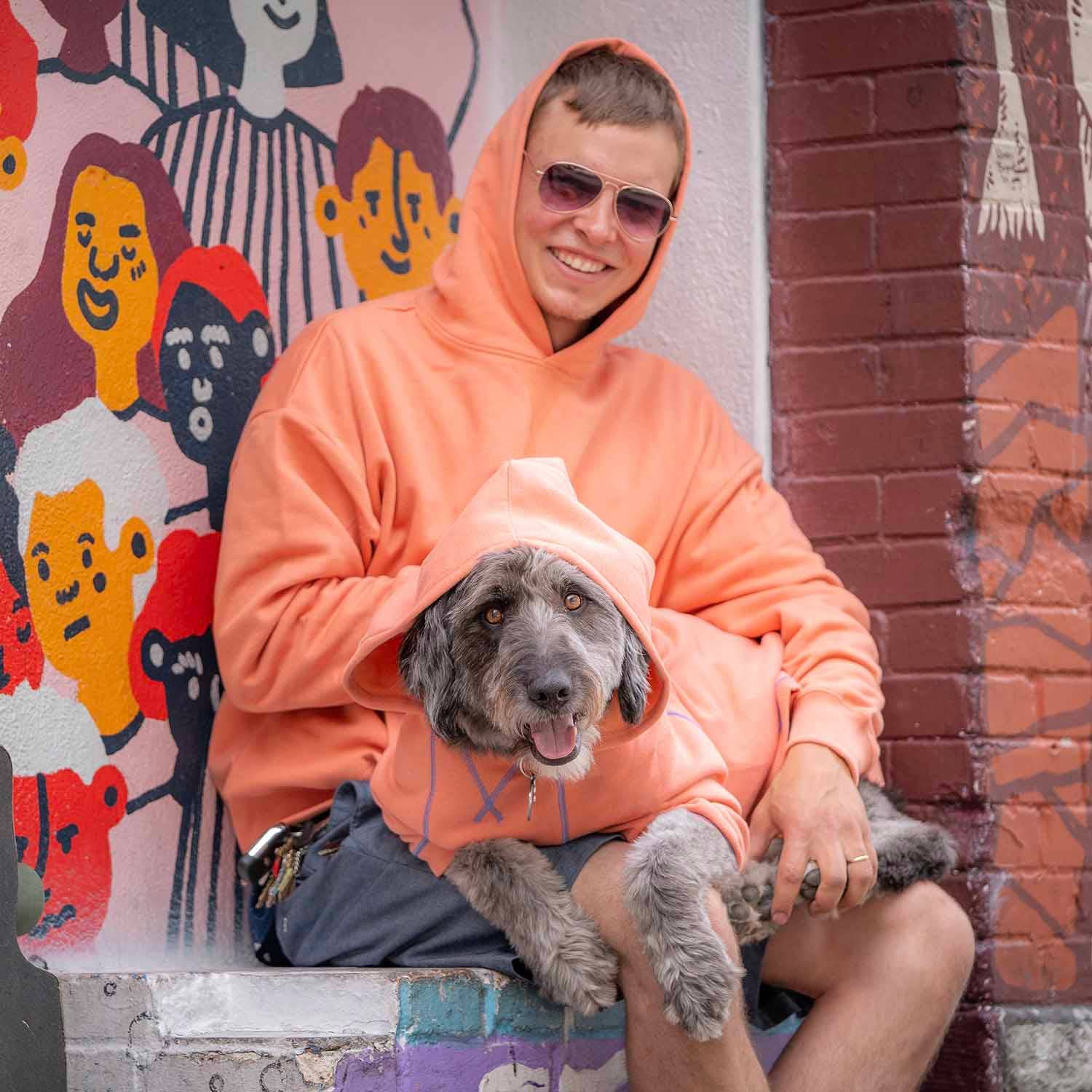 Blueberry Pet - Wholesale Hondenhoodie - Hond - Op maat gebreide en geverfde bijpassende hoodies voor hond en eigenaar66