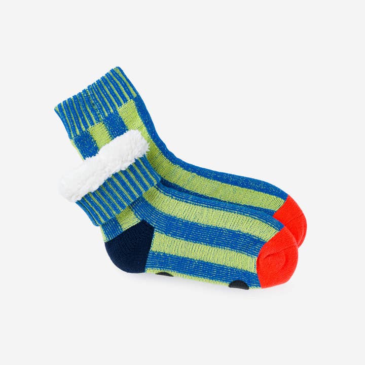 VERLOOP | knits - Wholesale Sock Slippers - Unisex - Big Stripe House Socks