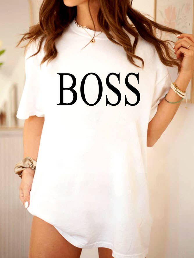 BOSS, Unisex Round Neck T-Shirt for wholesale by Top Avenue