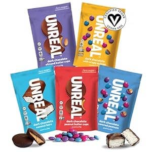 UNREAL - Wholesale Chocolate Covered Sweets - Vegan Variety Pack - 5 bags