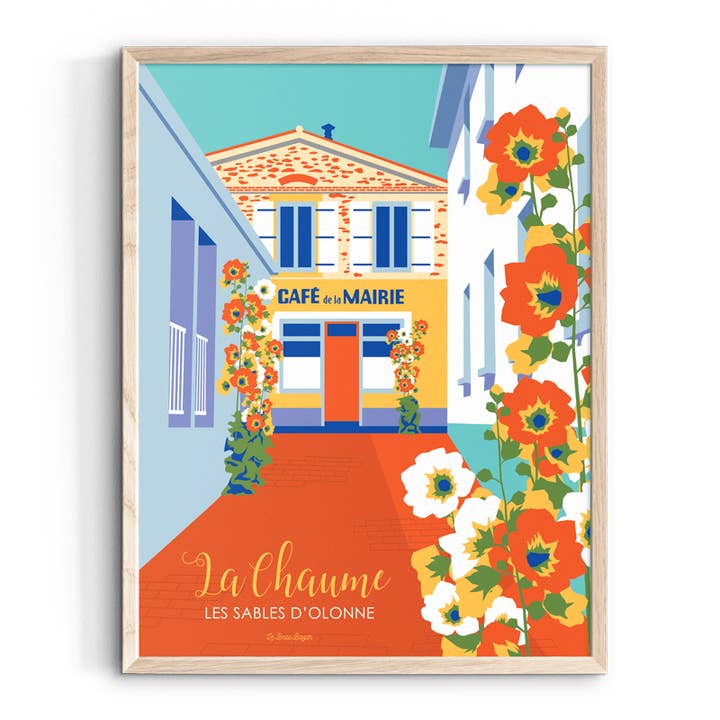 Vis LES SABLES D'OLONNE Café de la Mairie - La Chaume for engroshandel hos Le Beau Bazar