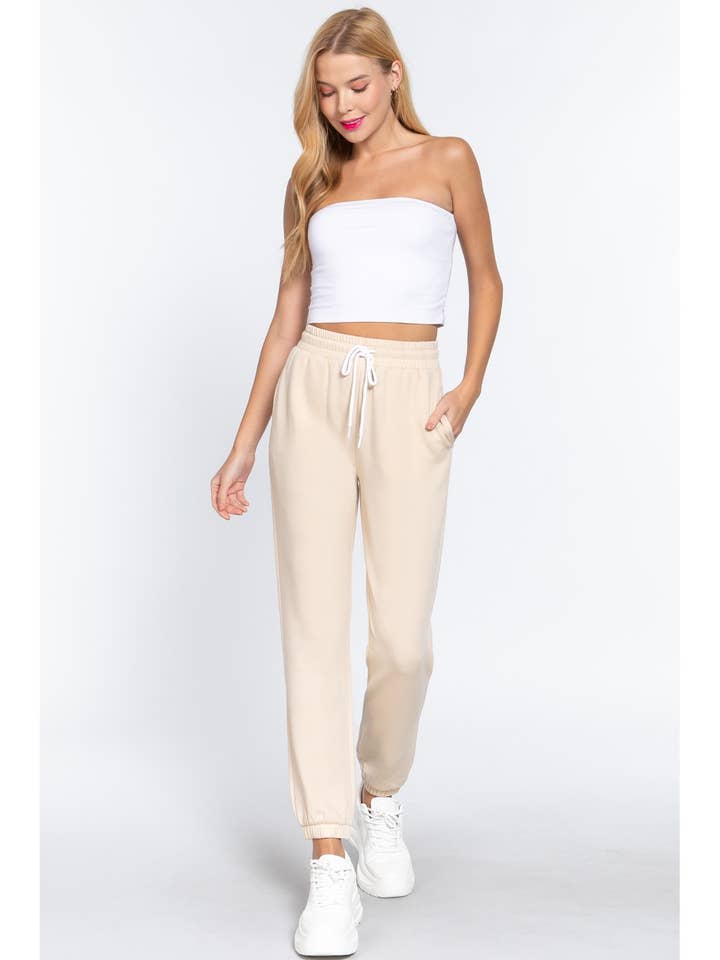 PANTALONI DA JOGGING FRENCH TERRY IN PILE per la vendita all'ingrosso da parte di Honey J