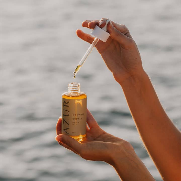 Azur Natural Bodycare BV - Wholesale Hair Oil - GROWTH & REPAIR Pre-wash Hair Serum | 100% Natural 7