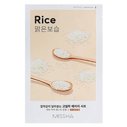 LS GROUP - Wholesale Skincare Face Mask - Rice-based fabric face mask 19g