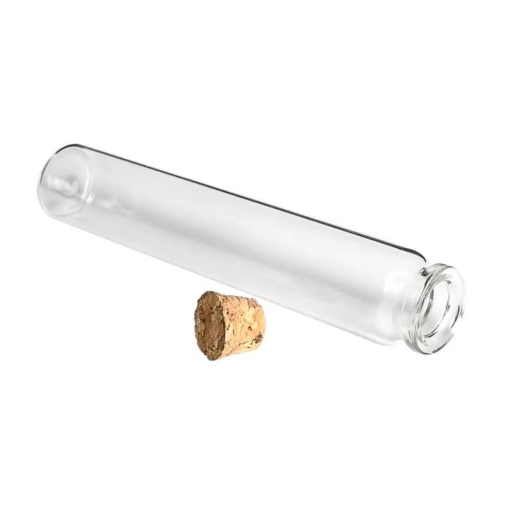 Human Objects® - Wholesale Decorative Jar - 120mm Glass Test Tube With Cork Top - 546 Count2
