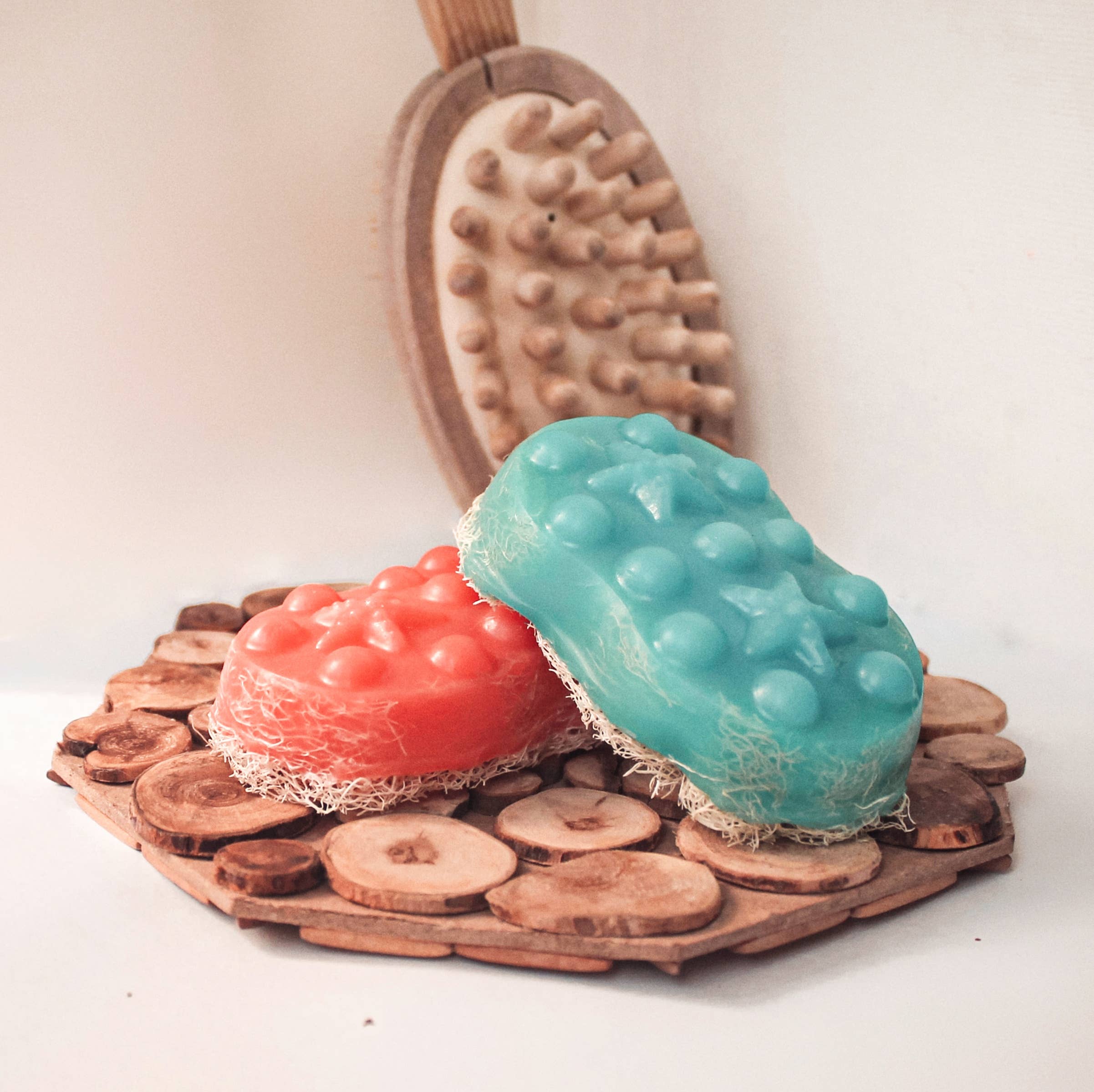 bomba_neti - Wholesale Bar Soap - Luffa massage soap0