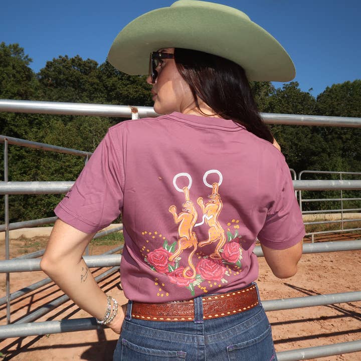 Big Cat Energy Bit Tee for wholesale by Modern Cowgirl